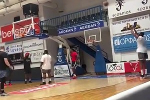 登哥度假依舊不忘訓練，但身材似乎略微發福了哦