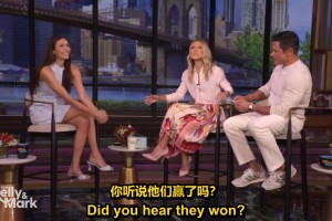 妮娜·杜波夫在節目中表示自己是尼克斯的超級粉絲！