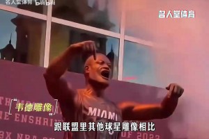同樣立雕像，諾維茨基跟韋德差距怎么那么大？是超越商業(yè)的人情味